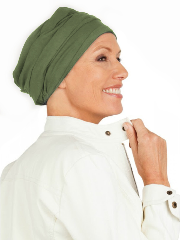 Top Plus Olijf Chemo Muts Alopecia Hoofdbedekking 8200